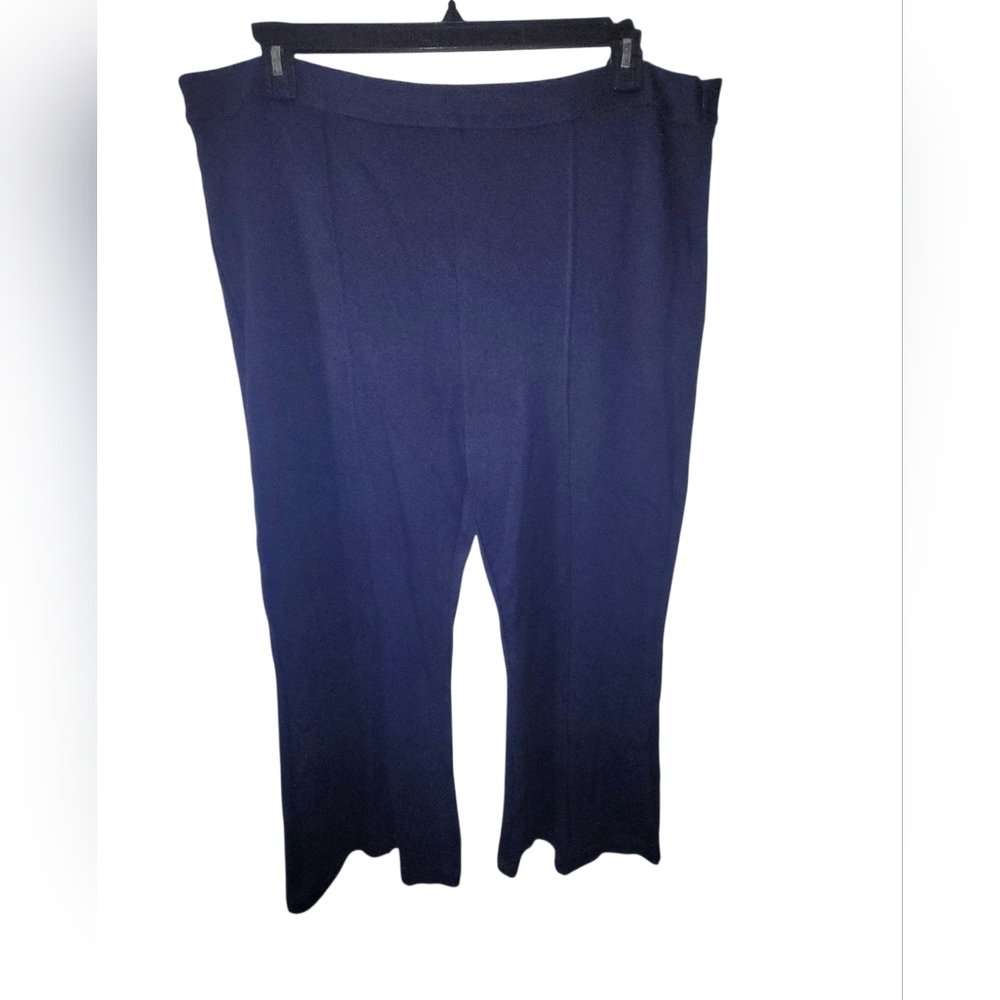 Tuckernuck X Atlantic Pacific Pants XXXL Penny Kick Flare Navy Blue High Rise - Picture 5 of 8
